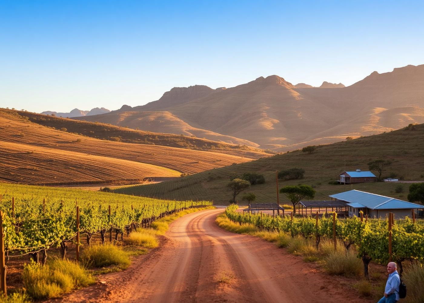 Bot River wine region landscape