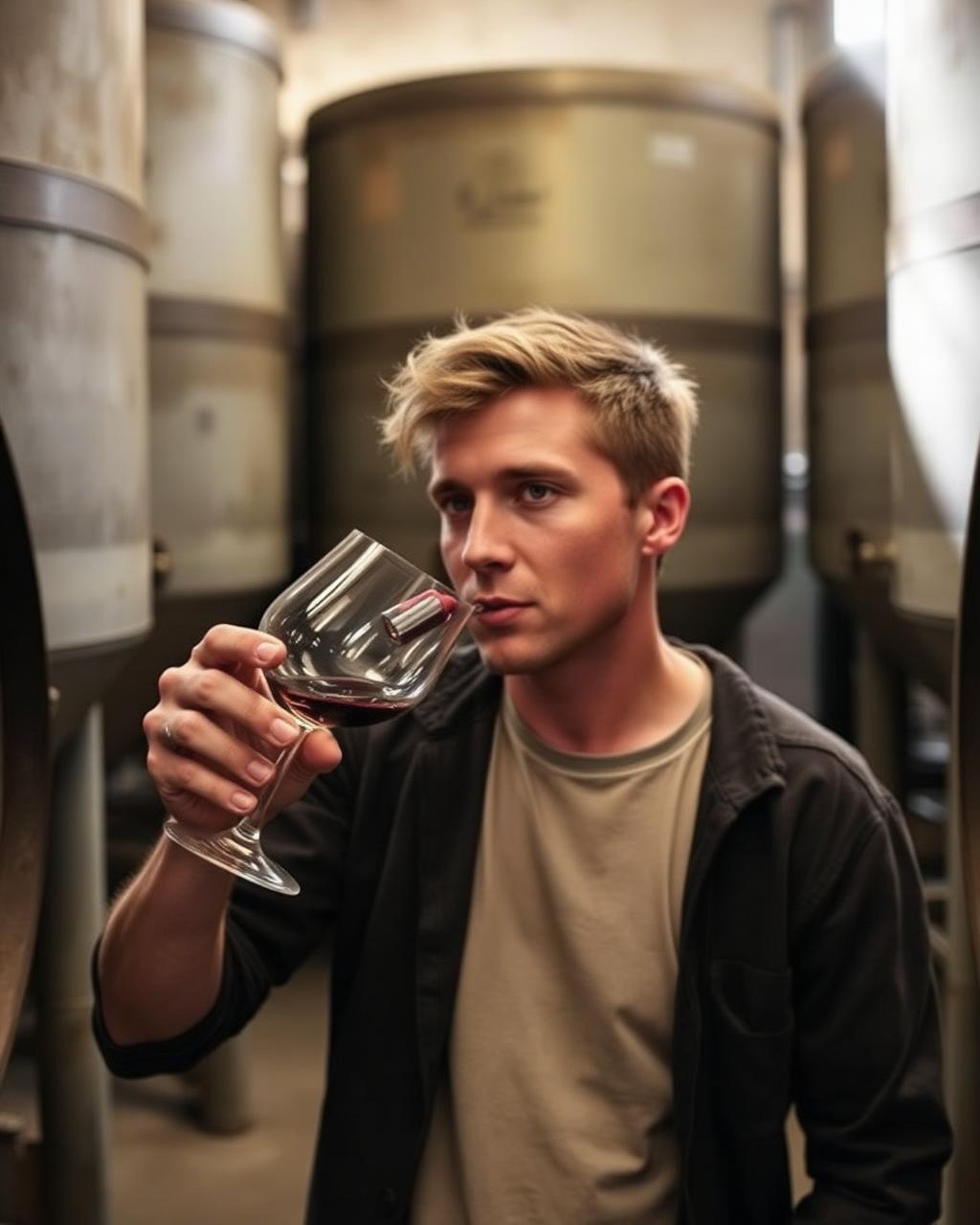 Portrait of Daniel Roux, winemaker at Stilwater Vineyards